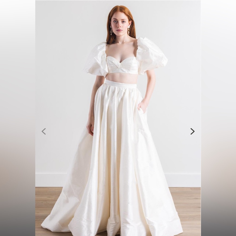 Kaylen cropped wedding dress by Willowby by Watters Designs